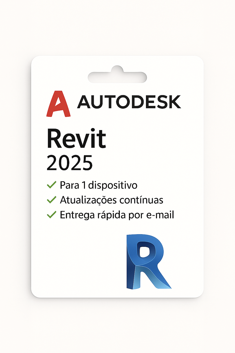 Autodesk Revit 2025 | Licença Original | 01 Ano - InovaKeys 