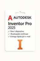 Autodesk Inventor Pro 2025 | Licença Original | 01 Ano