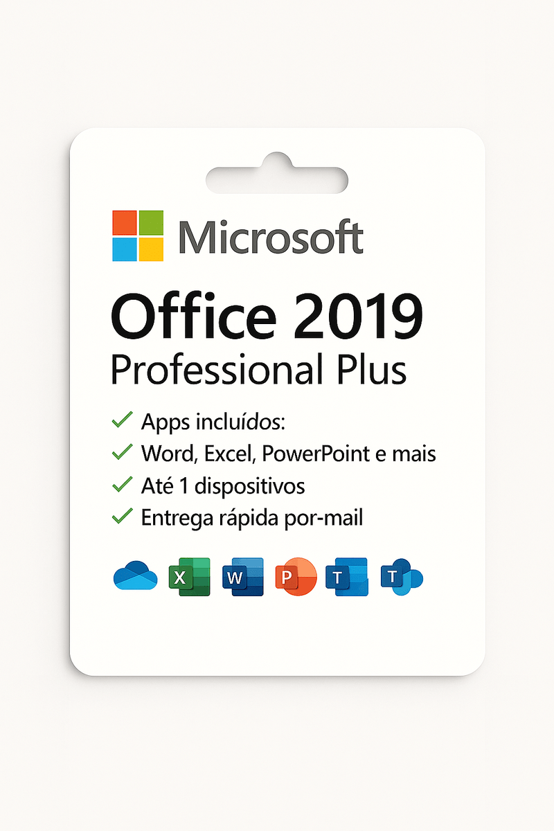Microsoft Office 2019 Pro Plus | Licença Original e Vitalícia - InovaKeys 