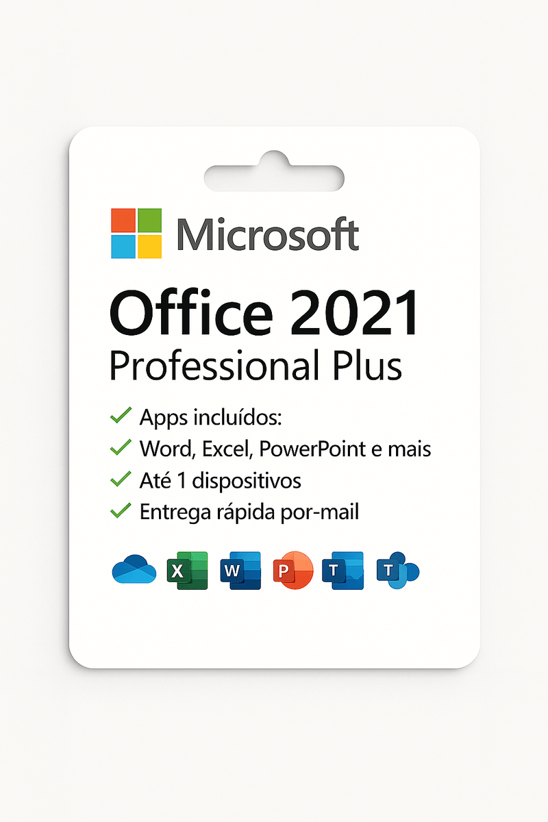 Microsoft Office 2021 Pro Plus | Licença Original e Vitalícia - InovaKeys 