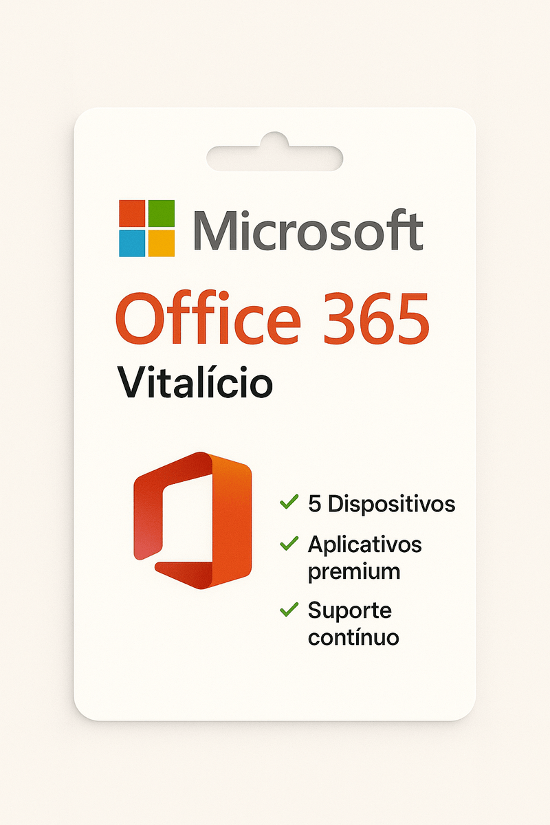 Microsoft Office 365 Pro Plus | Licença Original | 5 Dispositivos | Win e Mac - InovaKeys 