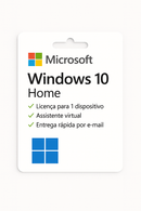 Microsoft Windows 10 Home | Licença Original e Vitalícia - InovaKeys 
