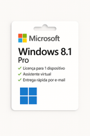 Microsoft Windows 8.1 Pro | Licença Original e Vitalícia - InovaKeys 